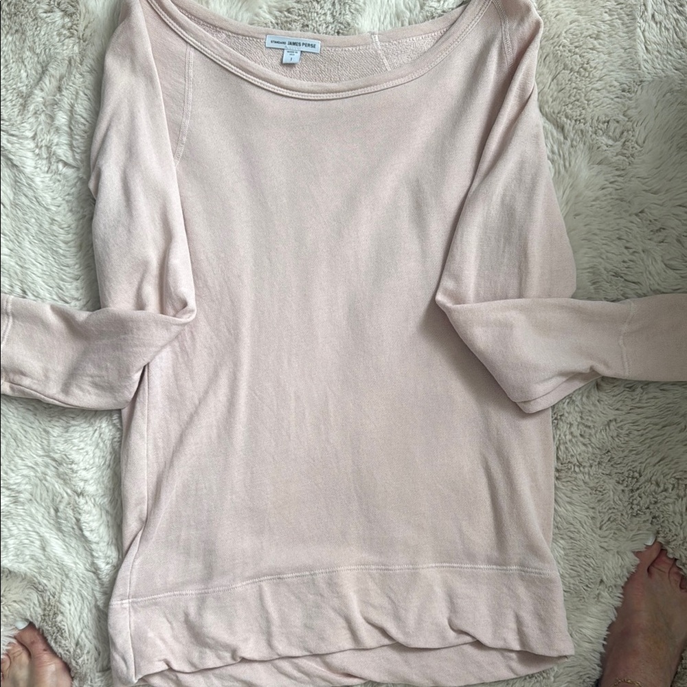 Light Pink Long Sleeve Top